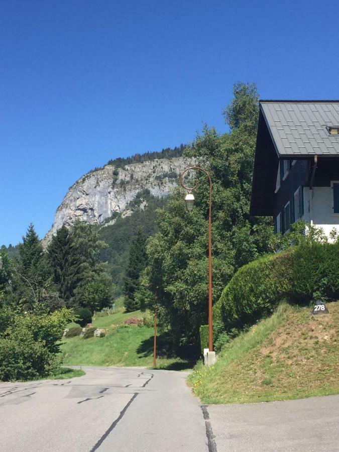 Chalet La Grande Vue Saint-Jean-dʼAulps Eksteriør bilde