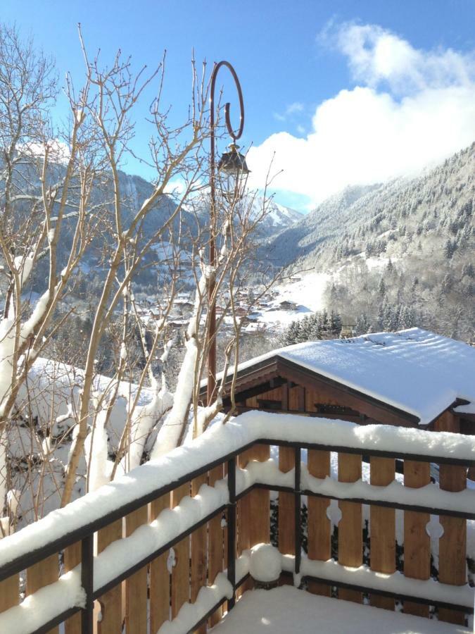 Chalet La Grande Vue Saint-Jean-dʼAulps Eksteriør bilde